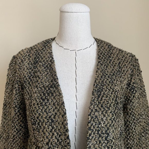 NWT Vintage 60s Saks Fifth Ave Classic Jacket Nubby Knit Blazer Open Front - Picture 2 of 12